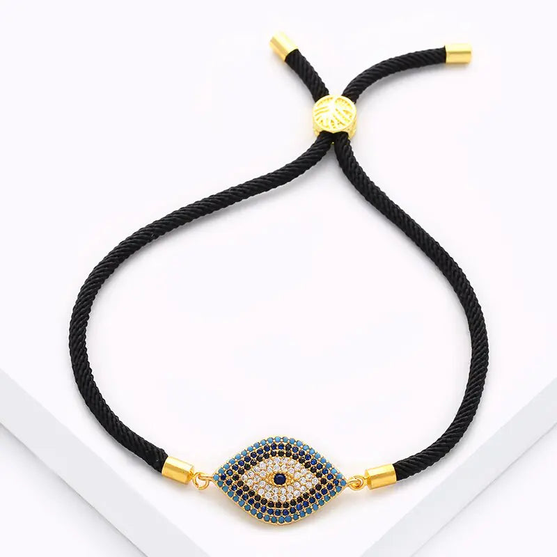 Turkish Gold Evil Eye Bracelets